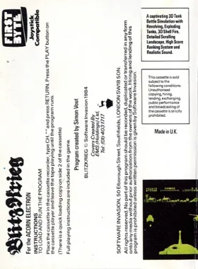 Blitzkrieg (1984)(Software Invasion)[a] box cover back